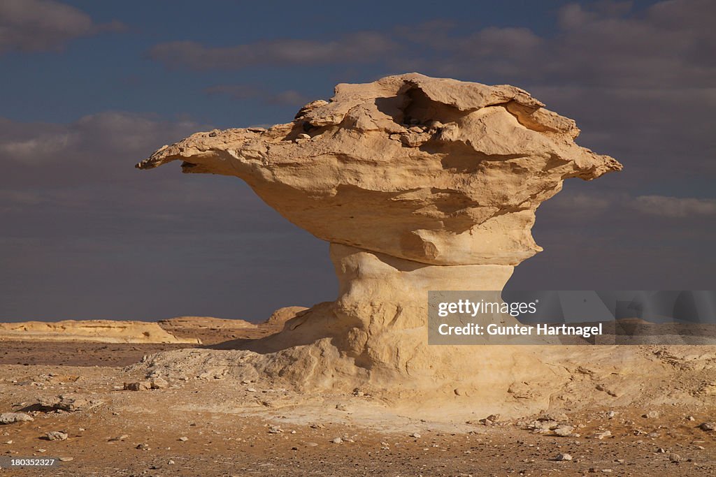 White Desert Rock Formation High-Res Stock Photo - Getty Images