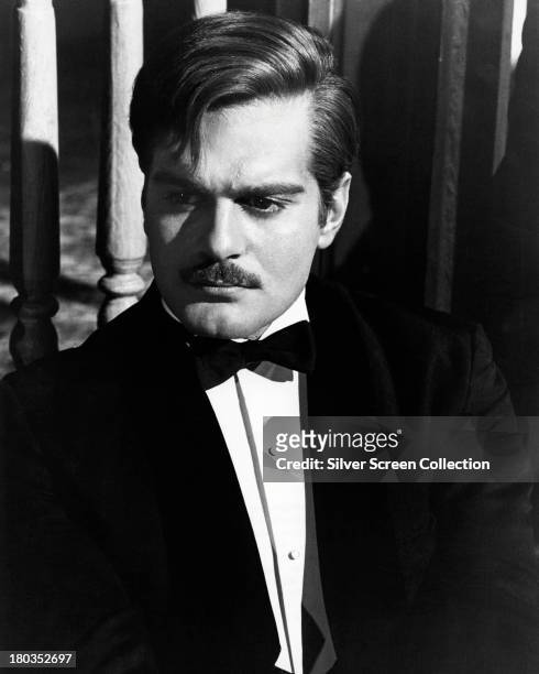 Egyptian actor Omar Sharif, as Doctor Yuri Zhivago, in a promotional portrait for 'Doctor Zhivago', directed by David Lean, 1965.