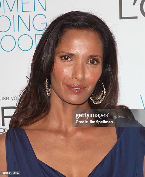 Host Padma Lakshmi attends the 2013 Self Magazine "Woman Doing Good" Awards at Apella on September 11, 2013 in New York City.