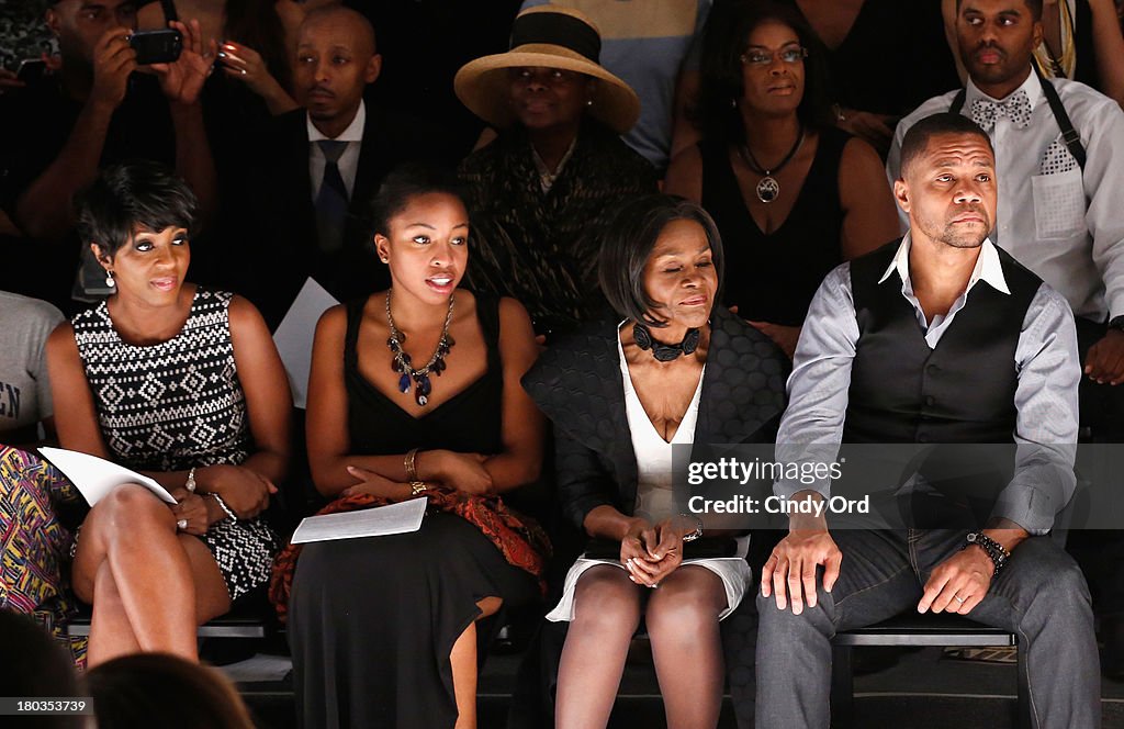 B Michael America - Front Row - Mercedes-Benz Fashion Week Spring 2014