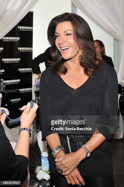 Hilary Farr attend W Magazine Portrait Studio With Caitlin Cronenberg At The NKPR IT - IT Lounge - Day 3 on September 7, 2013 in Toronto, Canada.