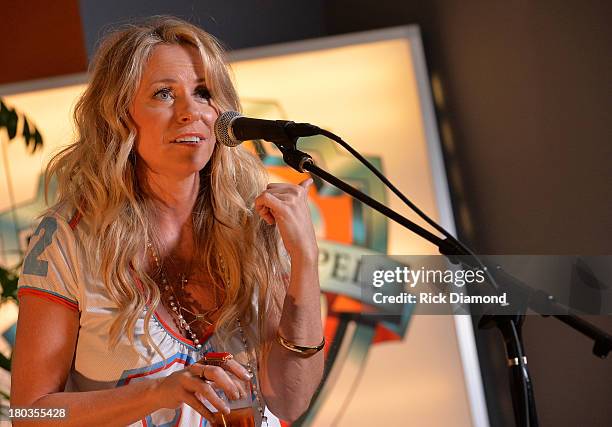 Deana Carter performs during her record release party for her new album "Southern Way Of Life" at Warner Chappell on September 11, 2013 in Nashville,...