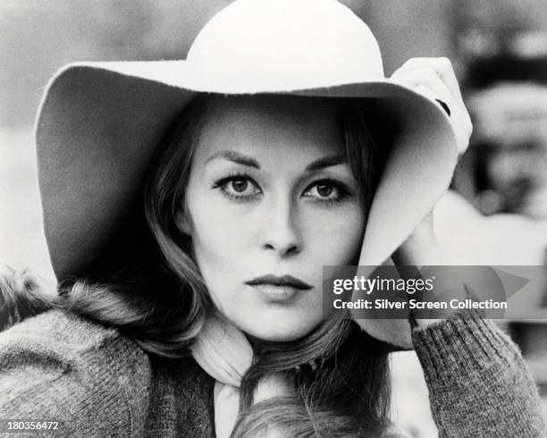 American actress Faye Dunaway, as Lou, in a promotional portrait for 'Puzzle Of A Downfall Child', directed by Jerry Schatzberg, 1970.
