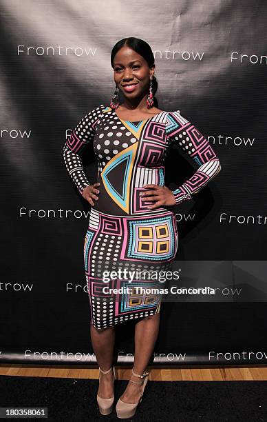 Hairstylist Lavette Slater attends the FrontRow by Shateria Moragne-El at the STYLE360 Fashion Pavilion in Chelsea on September 11, 2013 in New York...