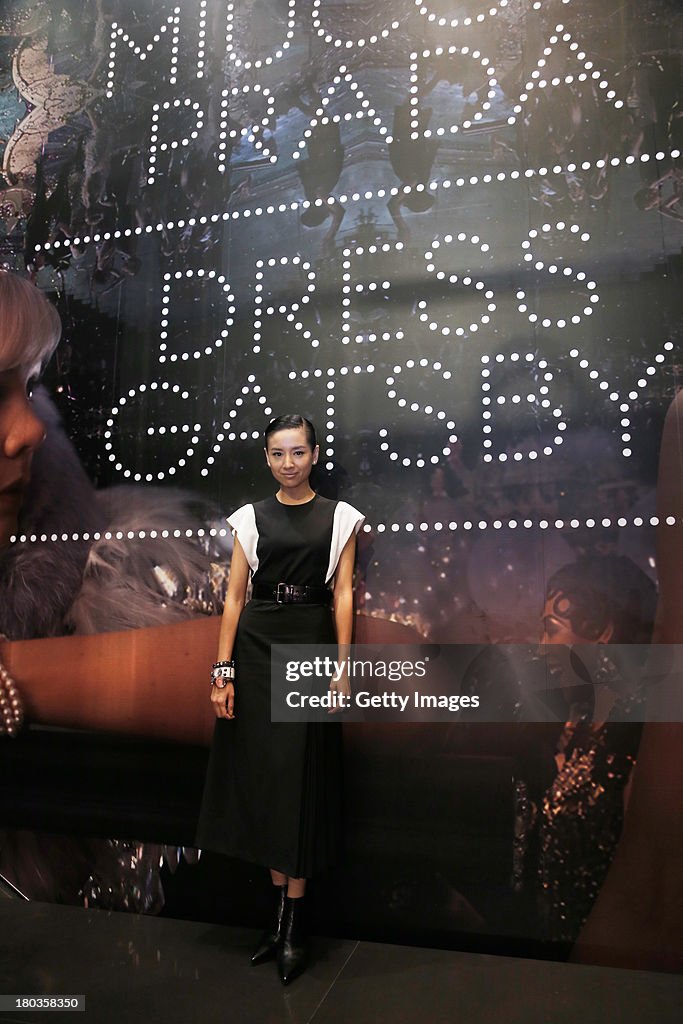 Catherine Martine And Miuccia Prada Dress Gatsby Opening Event In Shanghai