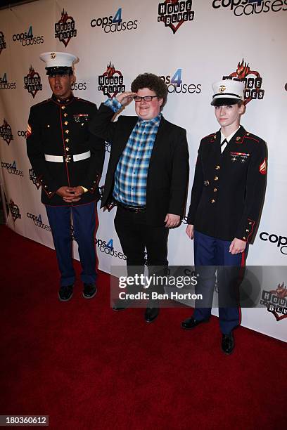 Actor Jesse Heiman attends the Cops 4 Causes 2nd annual "Heroes Helping Heroes" benefit concert at House of Blues Sunset Strip on September 11, 2013...