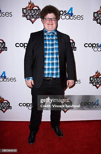 Actor Jesse Heiman attends Cops 4 Causes 2nd annual "Heroes Helping Heroes" benefit concert at House of Blues Sunset Strip on September 11, 2013 in...