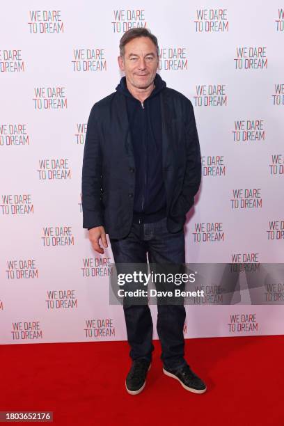 Jason Isaacs attends the Premiere screening of "We Dare to Dream" at Cineworld Leicester Square on November 26, 2023 in London, England.