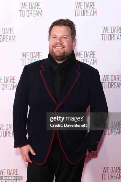 James Corden attends the Premiere screening of "We Dare to Dream" at Cineworld Leicester Square on November 26, 2023 in London, England.