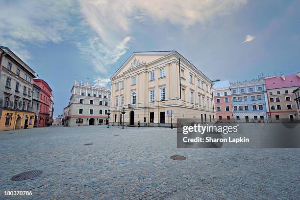 old town - lublin in poland - lublin stock-fotos und bilder