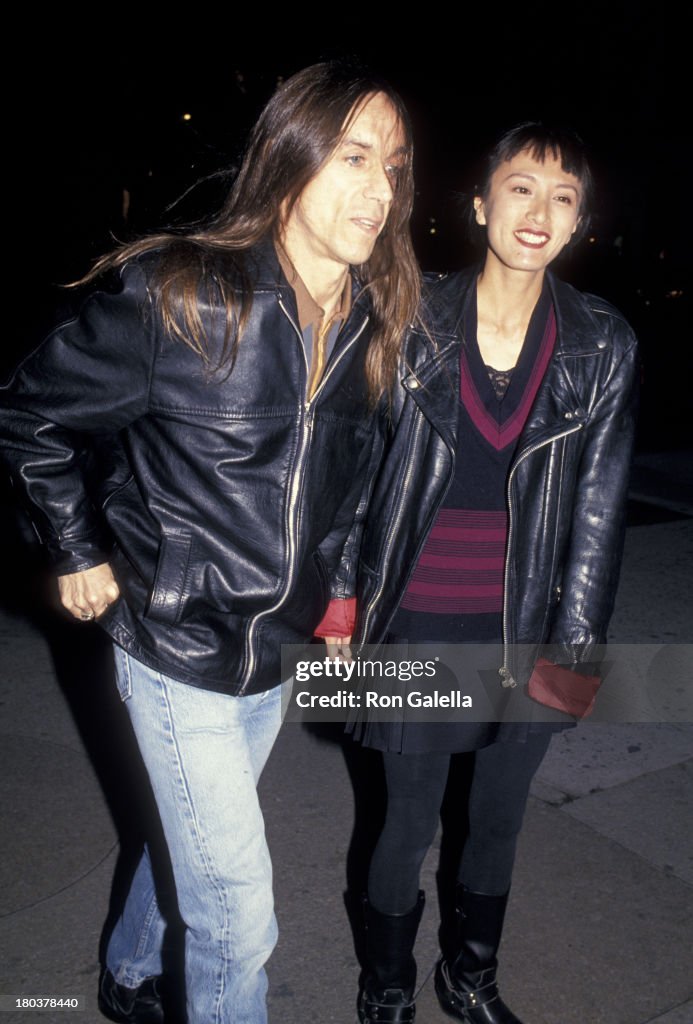 Iggy Pop and wife Suchi Asano attend the screening of "Serial Mom" on... ニュース写真 Getty Images