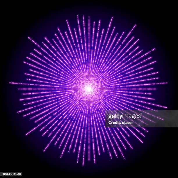 multiple purple crossing laser paths - laser pen stock illustrations