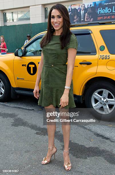 Actress Meghan Markle attends 2014 Mercedes-Benz Fashion Week during day 7 on September 11, 2013 in New York City.