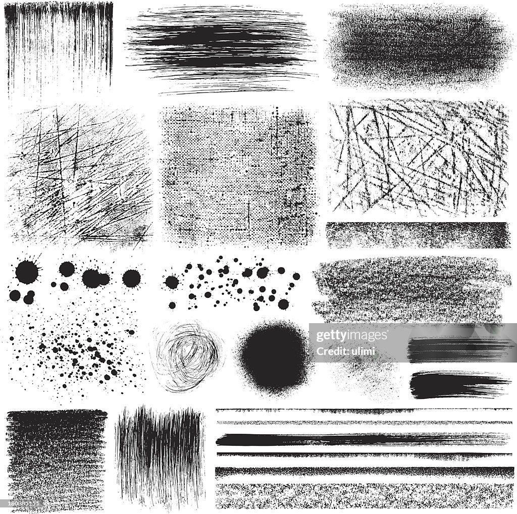 Grunge design elements