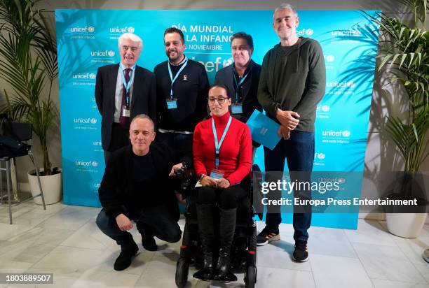 Spain president Gustavo Suarez, Enfermera Saturada, journalist Oscar Mijallo, former basketball player Juanma Iturriaga, actor Javier Gutierrez and...