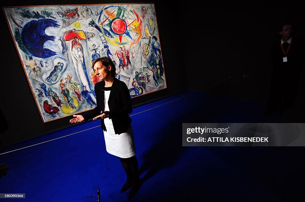 HUNGARY-FRANCE-RUSSIA-ART-CHAGALL-EXHIBITION