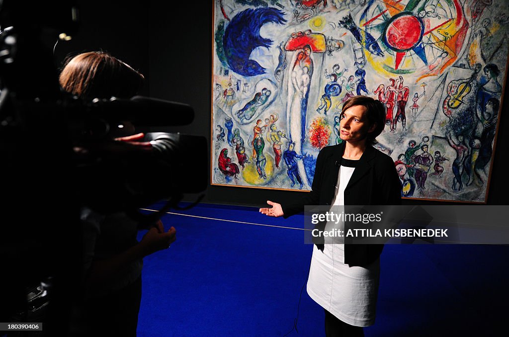 HUNGARY-FRANCE-RUSSIA-ART-CHAGALL-EXHIBITION