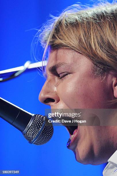 Tom Odell performs at day 12 of the iTunes Festival 2013 at The Camden Roundhouse on September 12, 2013 in London, England.