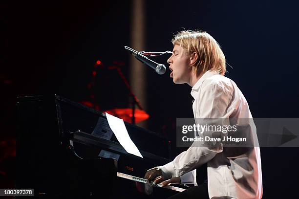 Tom Odell performs at day 12 of the iTunes Festival 2013 at The Camden Roundhouse on September 12, 2013 in London, England.