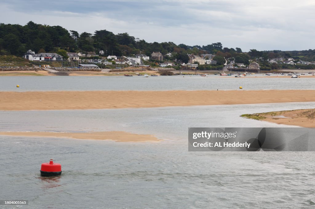View across the Camel Estuary towards Rock