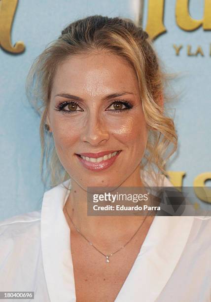 Roser Navarro attends 'Justin and the knights of valour' premiere at Kinepolis cinema on September 12, 2013 in Madrid, Spain.