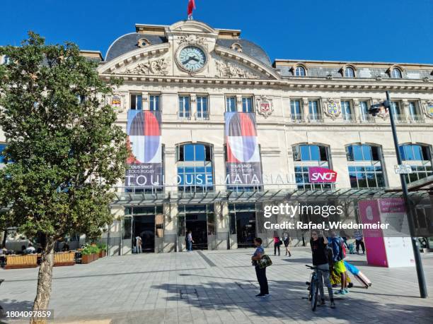 toulouse matabiau station - matabiau toulouse stock pictures, royalty-free photos & images