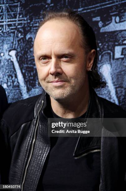 Metallica drummer Lars Ulrich attends the 'Metallica - Through The Never' German premiere on September 12, 2013 in Berlin, Germany.