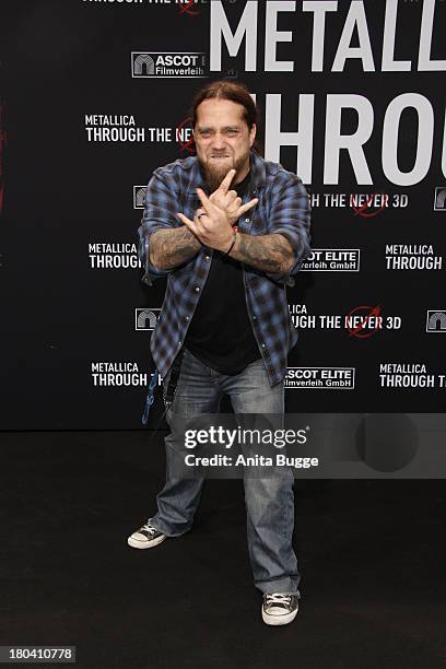 Martin Kesici attends the 'Metallica - Through The Never' German premiere at Cinestar Sonycenter on September 12, 2013 in Berlin, Germany.