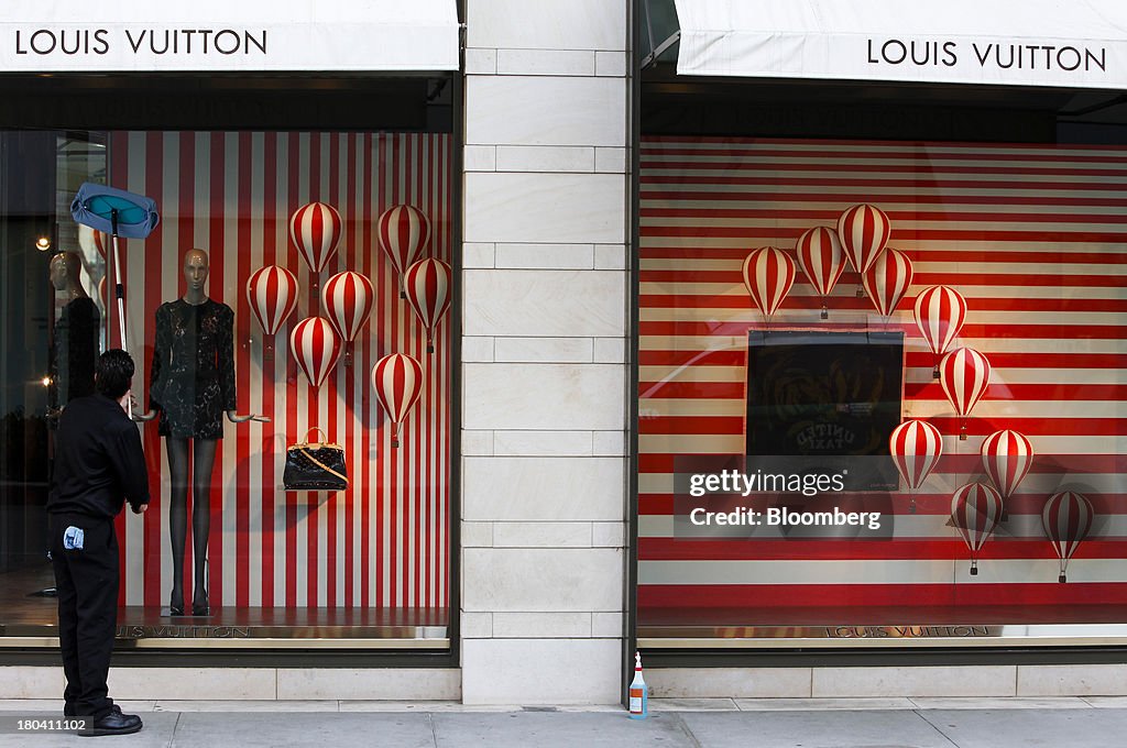 Views Of Rodeo Drive Ahead Of Retail Sales Figures