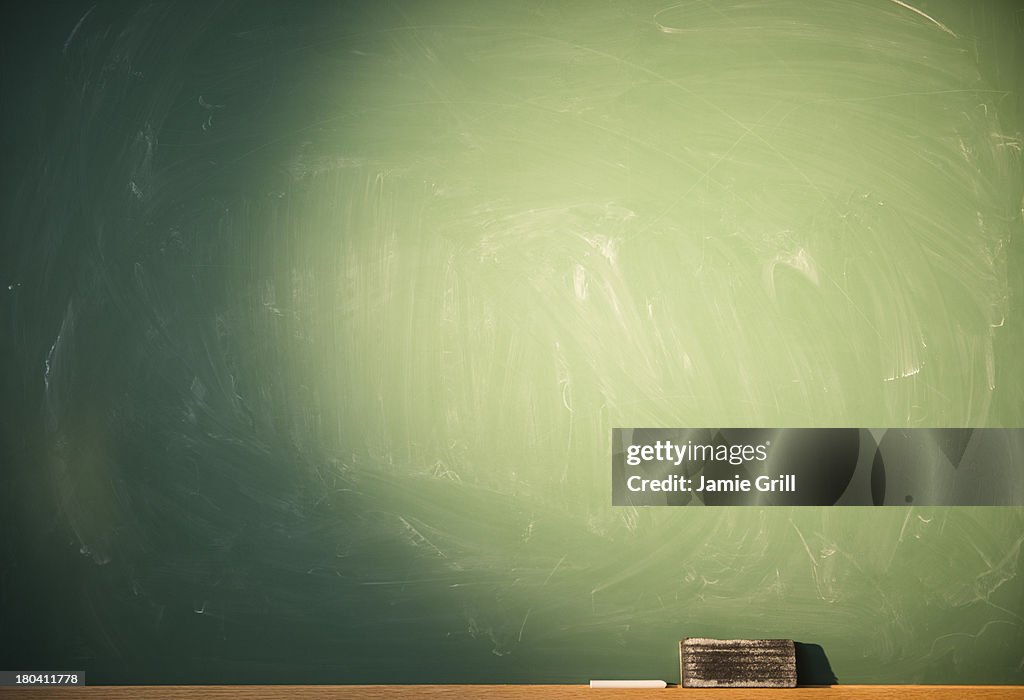 Studio Shot of chalkboard