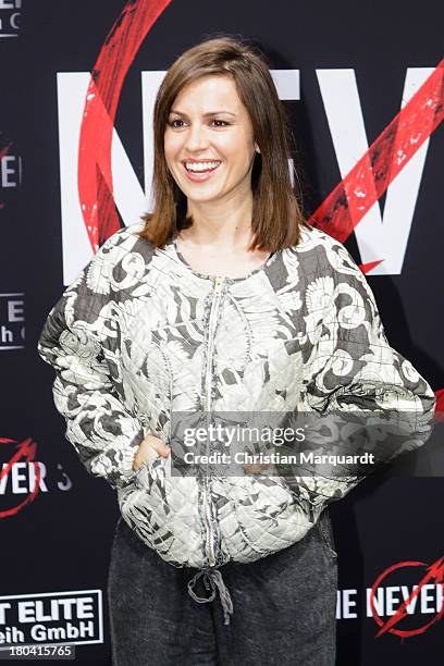 Natalia Avelon attends the German premiere of 'Metallica - Through The Never' on September 12, 2013 in Berlin, Germany.