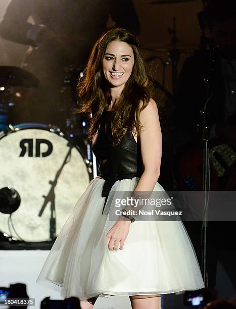 Sara Bareilles performs at The Greek Theatre on September 11, 2013 in Los Angeles, California.