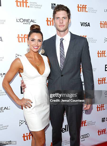 Danielle Kirlin and actor Ryan McPartlin attend "The Right Kind Of Wrong" premiere during the 2013 Toronto International Film Festival at Roy Thomson...