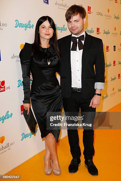 Anna Fischer and Leonard Andreae attend the Dreamball 2013 charity gala at Ritz Carlton on September 12, 2013 in Berlin, Germany.
