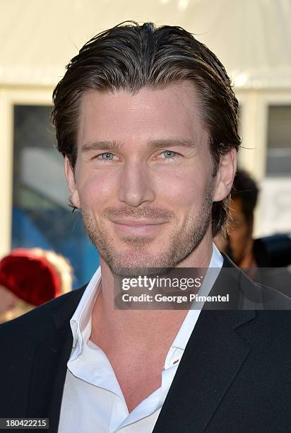 Actor Christopher Russell attends "The Right Kind Of Wrong" premiere during the 2013 Toronto International Film Festival at Roy Thomson Hall on...