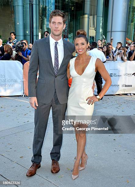Actor Ryan McPartlin and Danielle Kirlin arrive at "The Right Kind Of Wrong" Premiere during the 2013 Toronto International Film Festival at Roy...