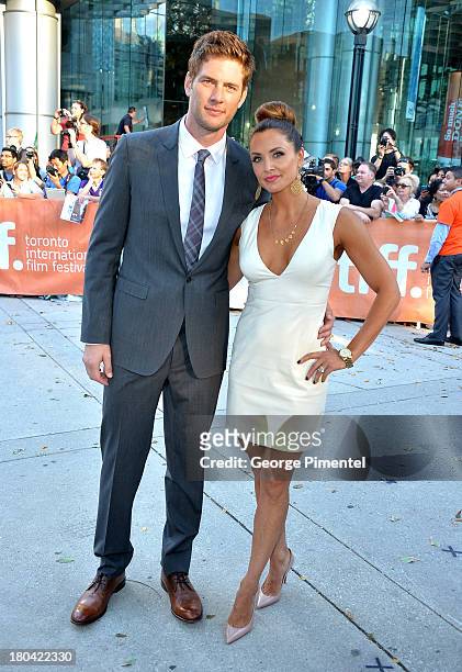 Actor Ryan McPartlin and Danielle Kirlin arrive at "The Right Kind Of Wrong" Premiere during the 2013 Toronto International Film Festival at Roy...