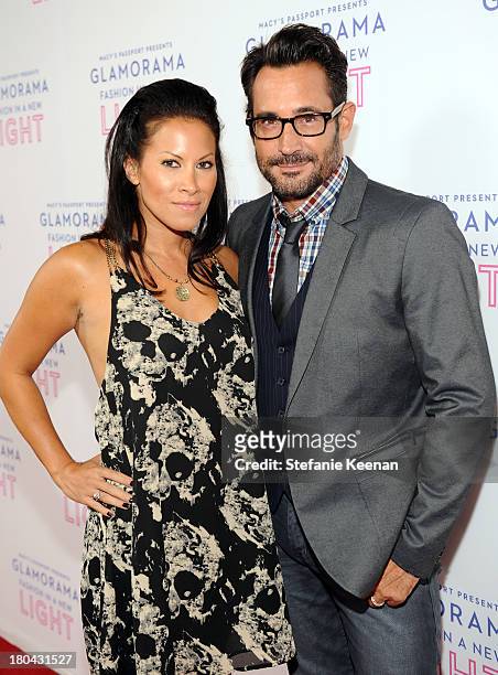 Actress Jennifer Dorogi and Gregory Zarian attend Glamorama "Fashion in a New Light" benefiting AIDS Project Los Angeles presented by Macy's Passport...