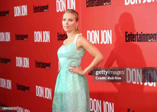 Scarlett Johansson attends "Don Jon" New York Premiere at SVA Theater on September 12, 2013 in New York City.