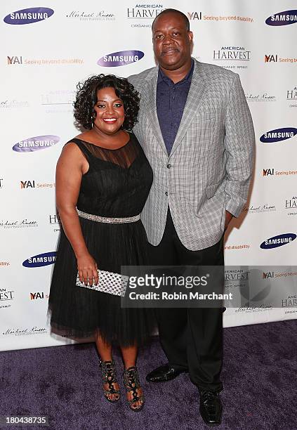 Sherri Shepherd and Lamar Sally attend A Tribute To Sherri Shepherd at Clyde Frazier's Wine and Dine on September 12, 2013 in New York City.
