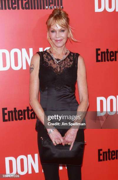 Actress Melanie Griffith attends "Don Jon" New York Premiere at SVA Theater on September 12, 2013 in New York City.