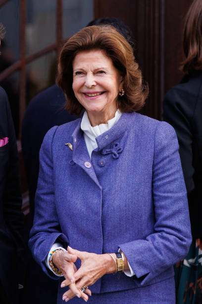 DEU: Prime Minister Rhein And Queen Silvia Of Sweden Open The First "Childhood House" In Hesse