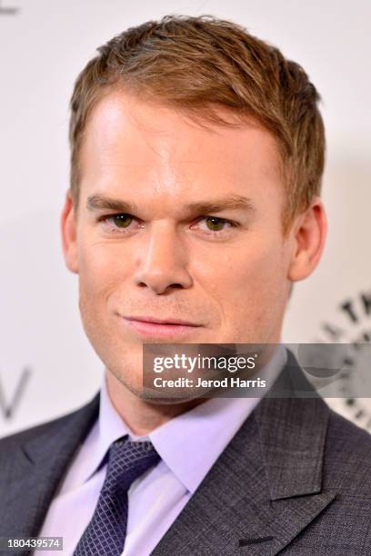 Actr Michael C. Hall arrives at the 2013 Fall Farewell "Dexter" at The Paley Center for Media on September 12, 2013 in Beverly Hills, California.