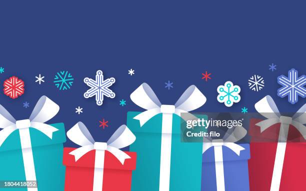 weihnachtsfeiertags-geschenkbox-hintergrund - wohltätigkeitsaktion stock-grafiken, -clipart, -cartoons und -symbole