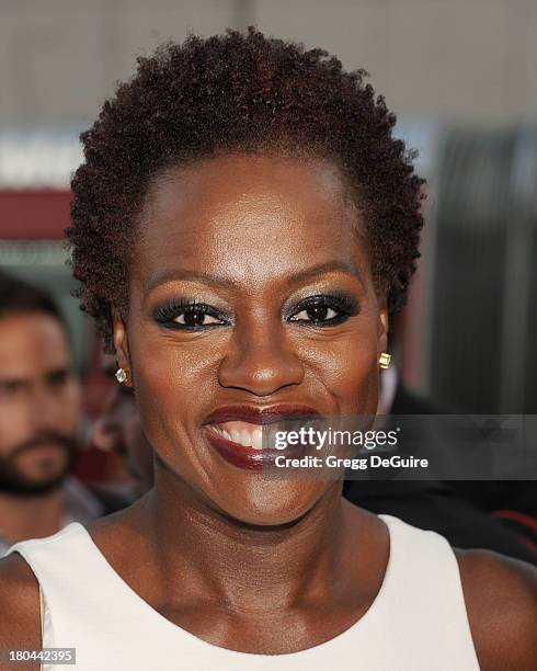 Actress Viola Davis arrives at the Los Angeles premiere of "Prisoners" at the Academy of Motion Picture Arts and Sciences on September 12, 2013 in...