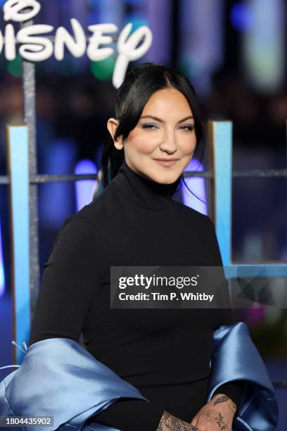 Julia Michaels attends the "Wish" UK Premiere at Odeon Luxe Leicester Square on November 20, 2023 in London, England.