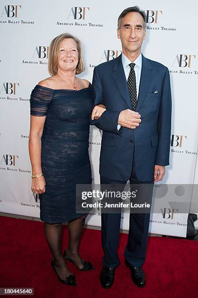 American Ballet Theatre trustees Monica and Ali Wambold arrive at the American Ballet Theatre's Annual Fundraiser 'Stars Under the Stars: An Evening...