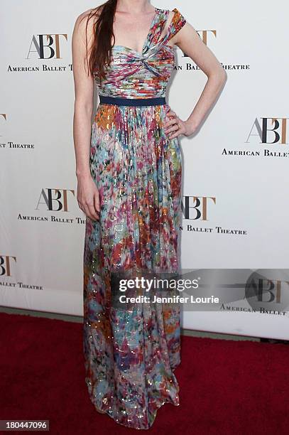 Dancer Gillian Murphy arrives at the American Ballet Theatre's Annual Fundraiser 'Stars Under the Stars: An Evening in Los Angeles' at private...