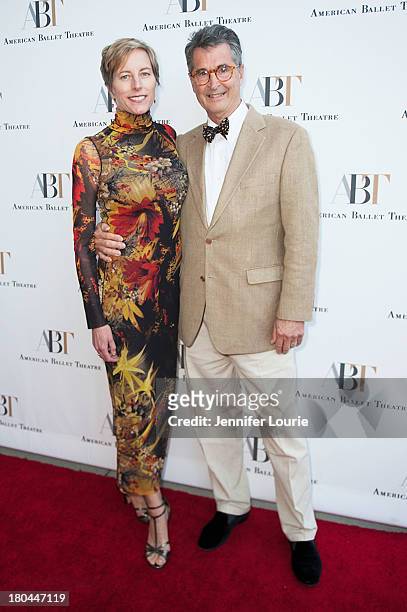 Mary M. Wilson and Jefferson B. Riley arrive at the American Ballet Theatre's Annual Fundraiser 'Stars Under the Stars: An Evening in Los Angeles' at...