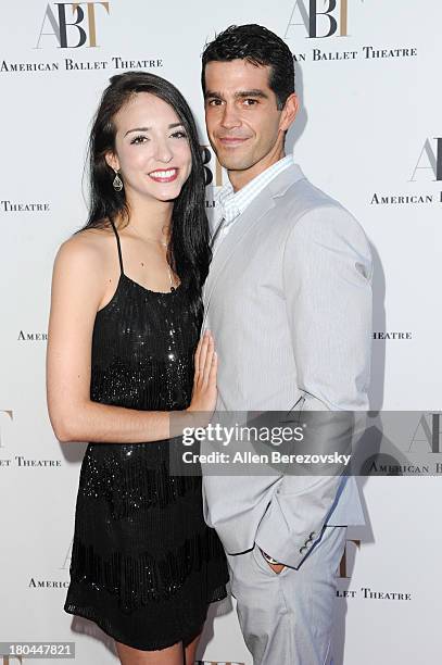 Ballet dancers April Giangeruso and Nathaniel Riley attend American Ballet Theatre's annual "Stars Under The Stars: An Evening In Los Angeles" event...